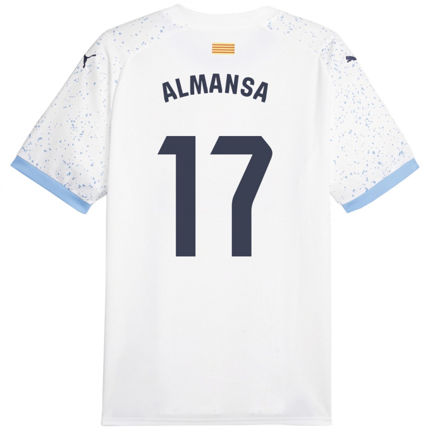 Damen Alex Almansa #17 Weiß Auswärtstrikot Trikot 2023/24 T-Shirt Österreich