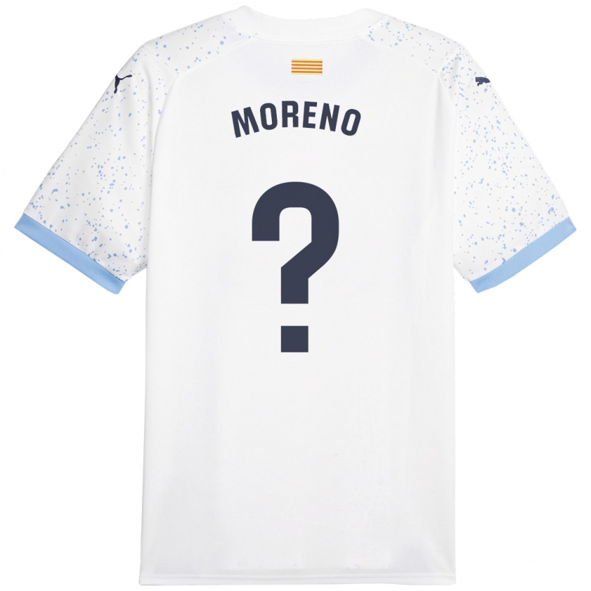 Damen Gerard Moreno #0 Weiß Auswärtstrikot Trikot 2023/24 T-Shirt Österreich