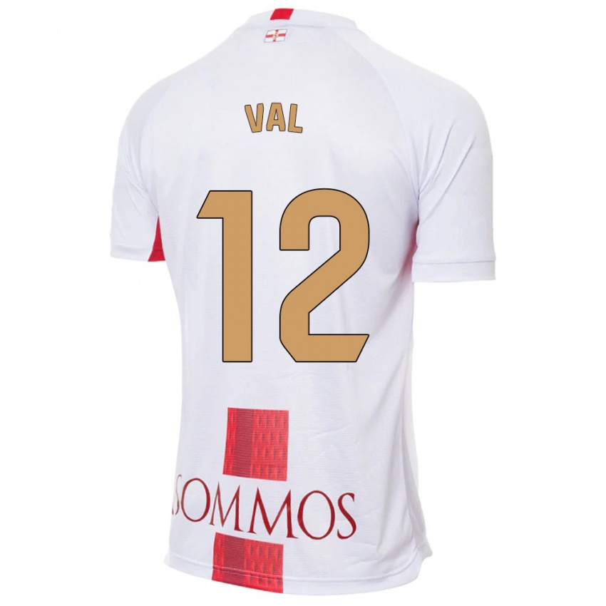 Damen Ángel Val #12 Weiß Auswärtstrikot Trikot 2023/24 T-Shirt Österreich