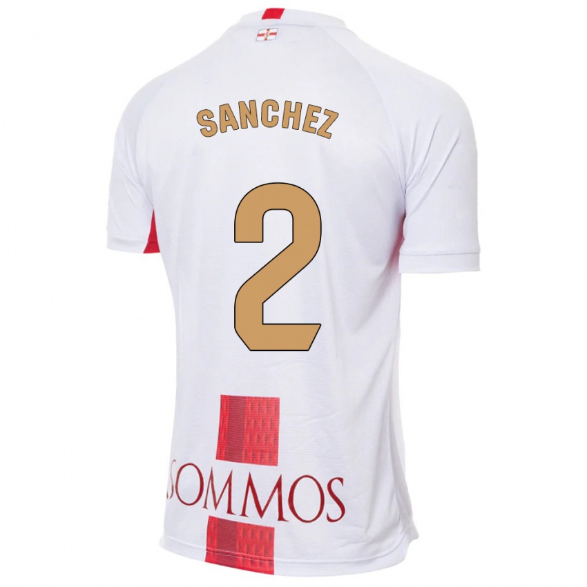 Damen Paz Sánchez #2 Weiß Auswärtstrikot Trikot 2023/24 T-Shirt Österreich