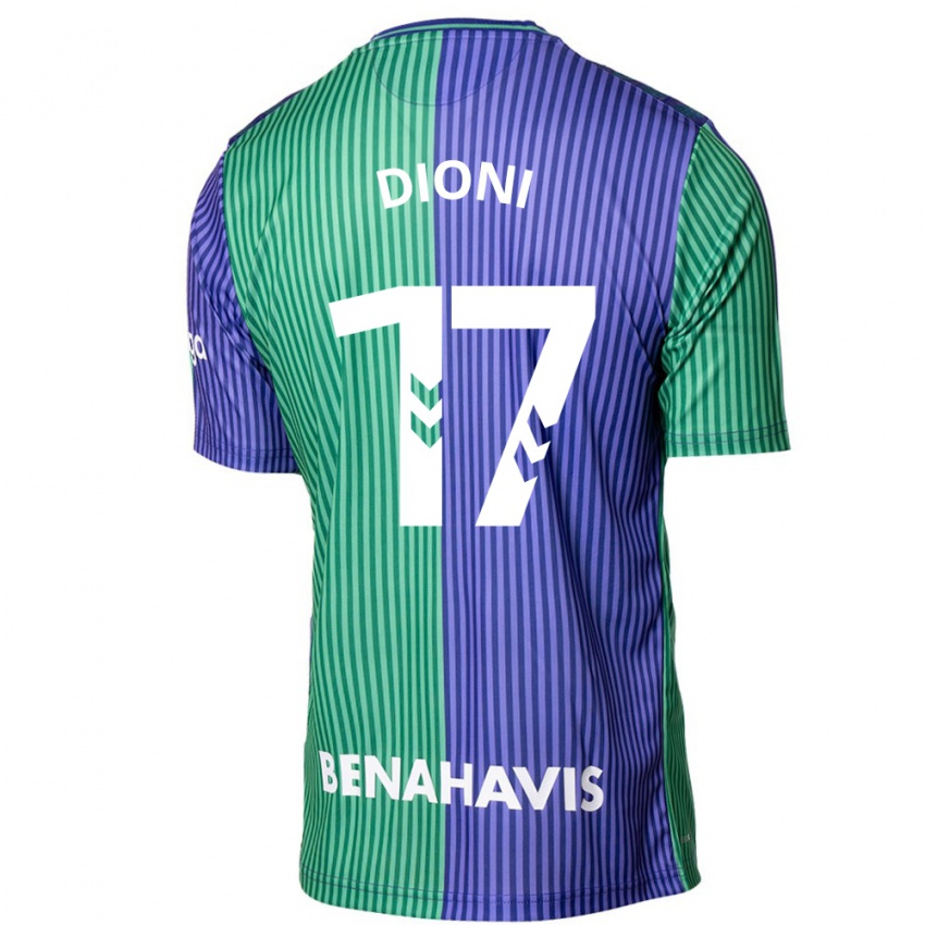 Damen Dioni #17 Grün Blau Auswärtstrikot Trikot 2023/24 T-Shirt Österreich