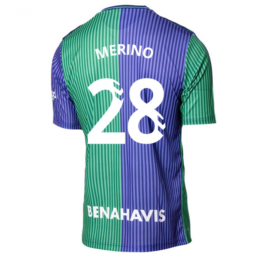 Damen Izan Merino #28 Grün Blau Auswärtstrikot Trikot 2023/24 T-Shirt Österreich