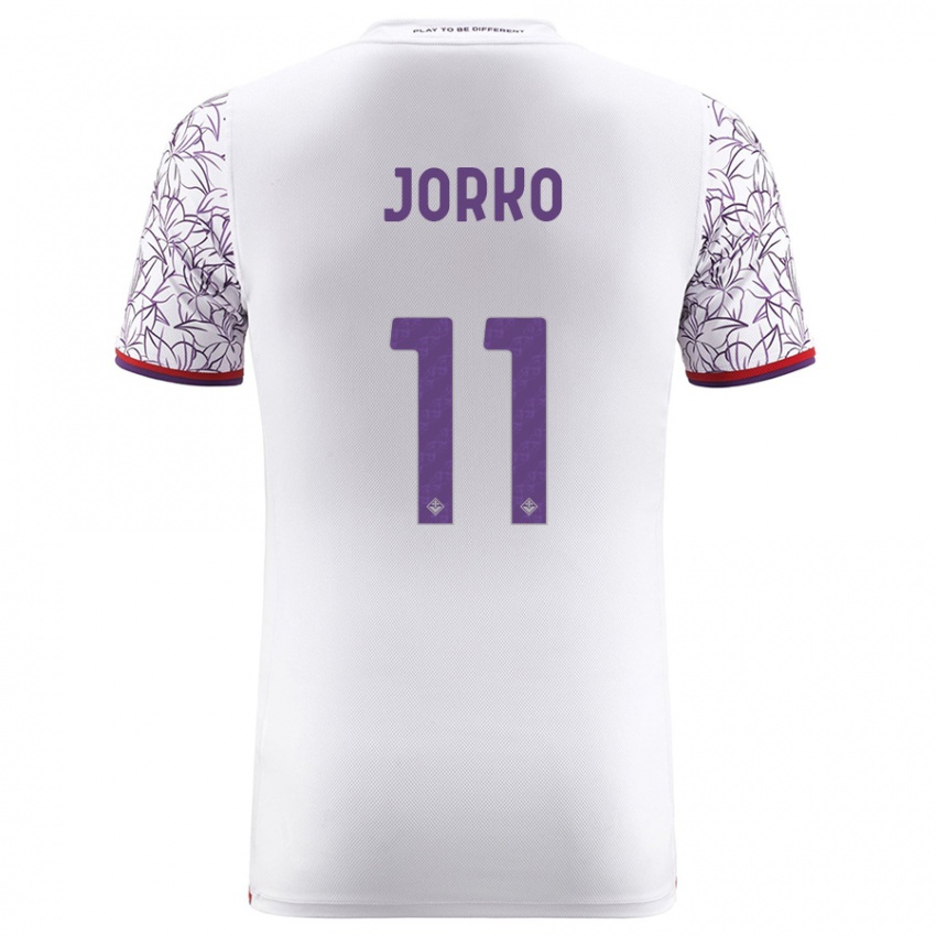 Damen Jonathan Ikone #11 Weiß Auswärtstrikot Trikot 2023/24 T-Shirt Österreich