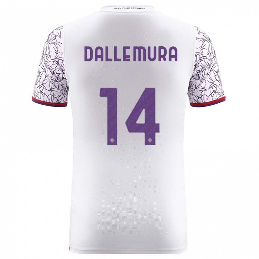 Damen Christian Dalle Mura #14 Weiß Auswärtstrikot Trikot 2023/24 T-Shirt Österreich