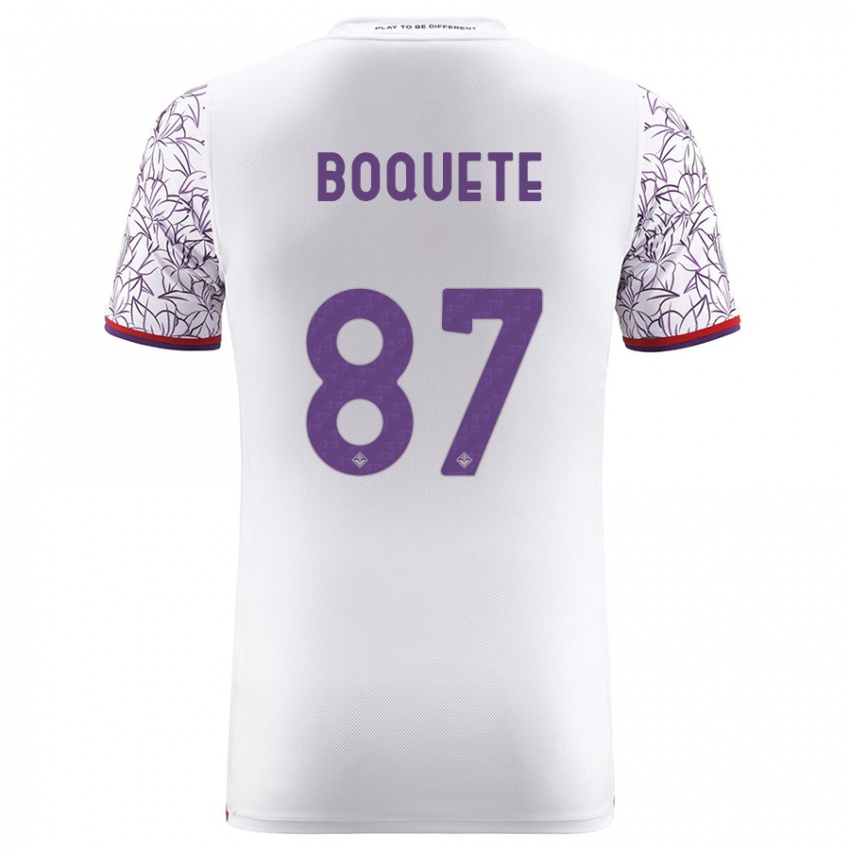 Damen Veronica Boquete #87 Weiß Auswärtstrikot Trikot 2023/24 T-Shirt Österreich