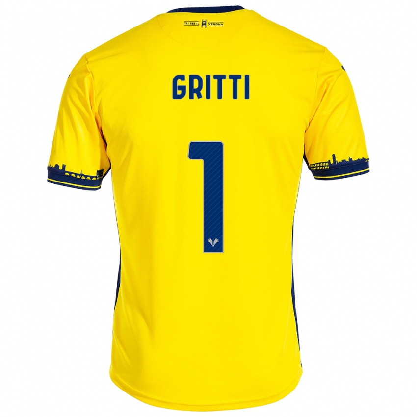 Damen Alessia Gritti #1 Gelb Auswärtstrikot Trikot 2023/24 T-Shirt Österreich