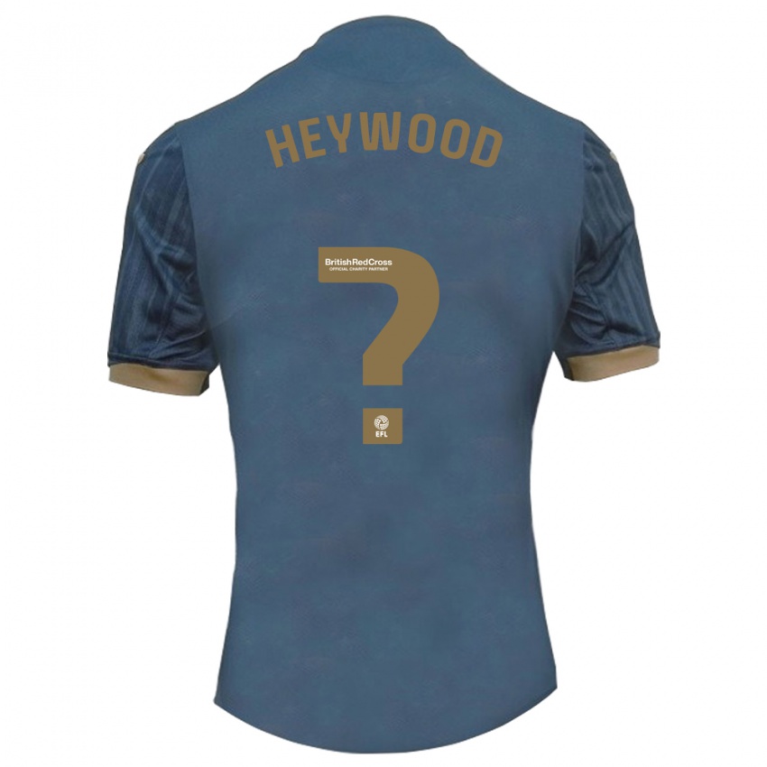 Damen Carter Heywood #0 Dunkles Blaugrün Auswärtstrikot Trikot 2023/24 T-Shirt Österreich
