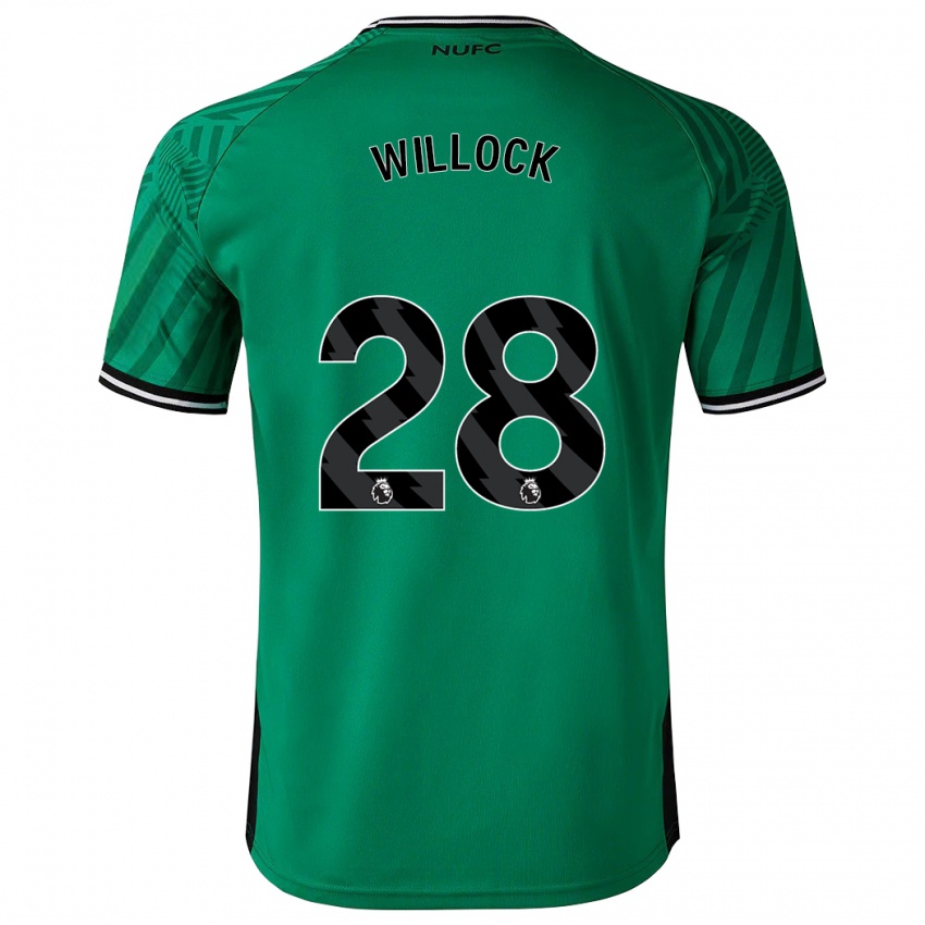 Damen Joe Willock #28 Grün Auswärtstrikot Trikot 2023/24 T-Shirt Österreich