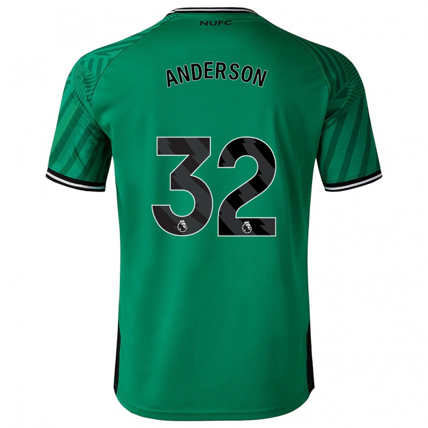 Damen Elliot Anderson #32 Grün Auswärtstrikot Trikot 2023/24 T-Shirt Österreich