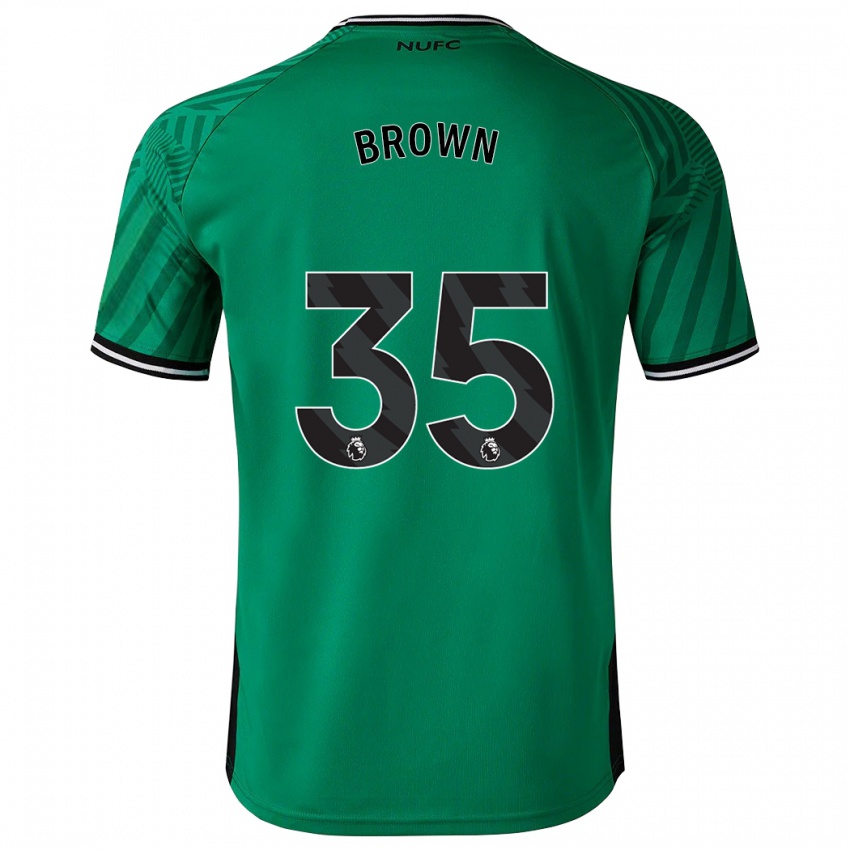 Damen Will Brown #35 Grün Auswärtstrikot Trikot 2023/24 T-Shirt Österreich