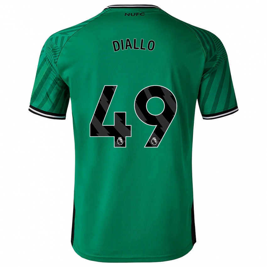 Damen Amadou Diallo #49 Grün Auswärtstrikot Trikot 2023/24 T-Shirt Österreich