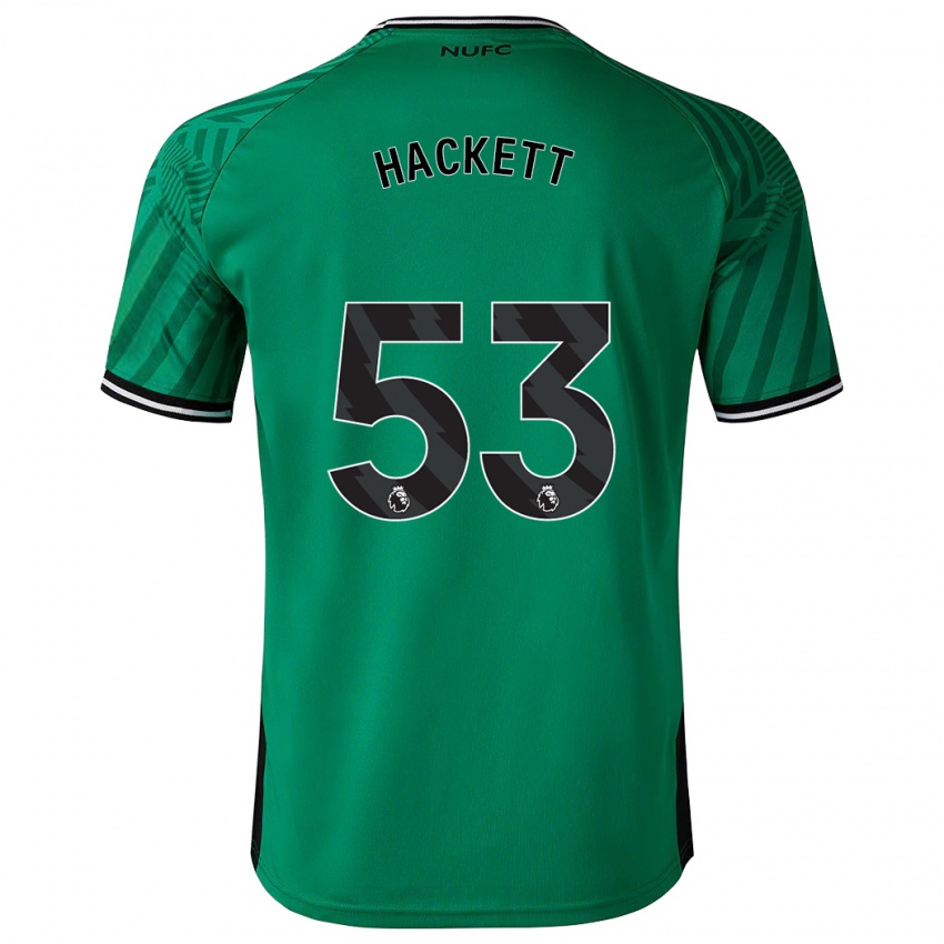 Damen Jordan Hackett #53 Grün Auswärtstrikot Trikot 2023/24 T-Shirt Österreich