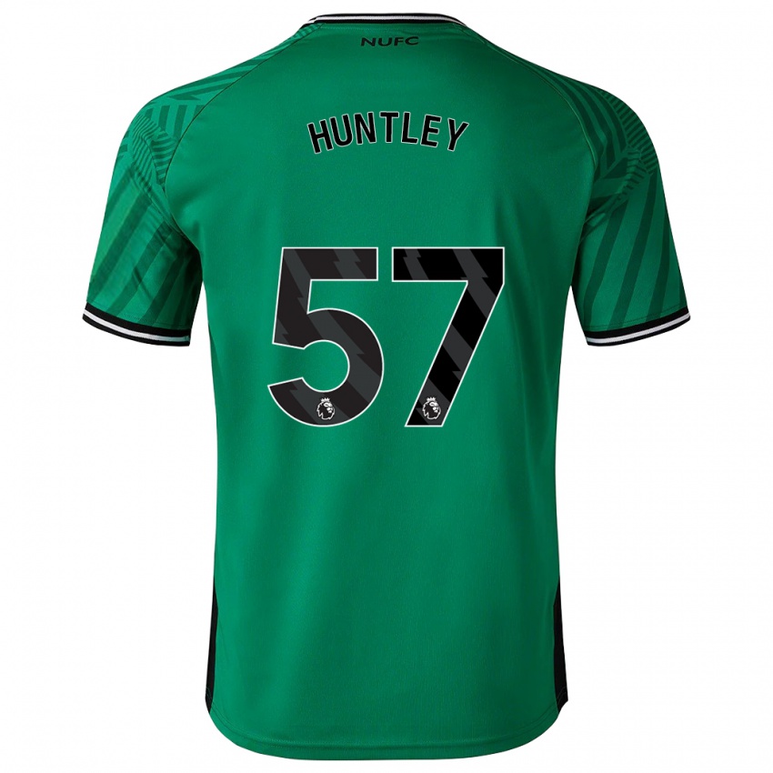 Damen James Huntley #57 Grün Auswärtstrikot Trikot 2023/24 T-Shirt Österreich