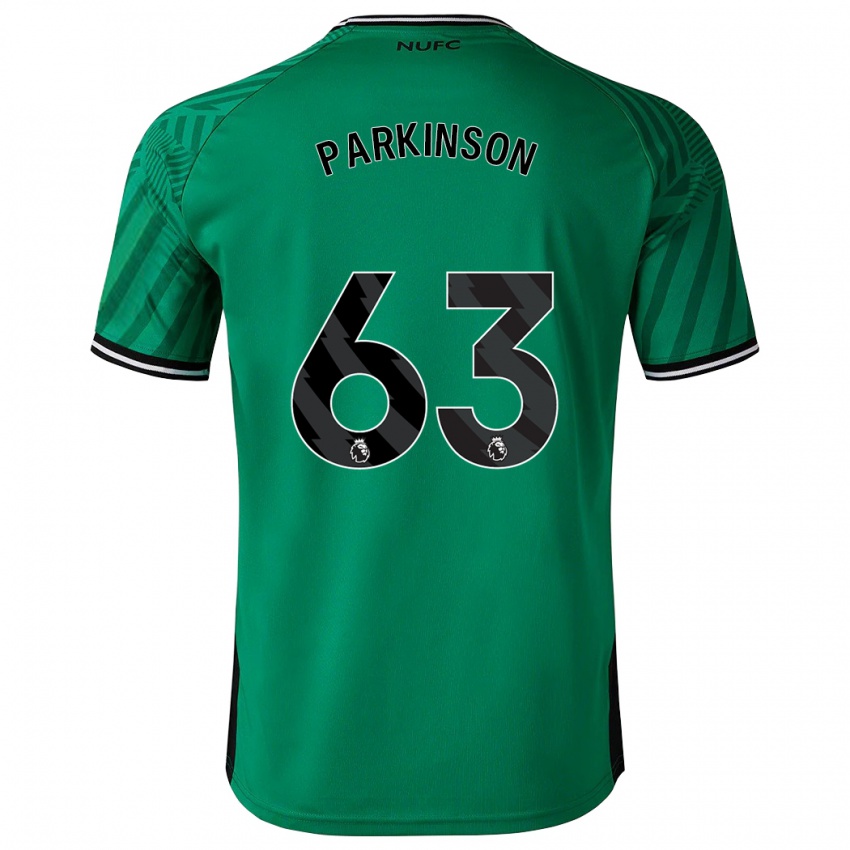 Damen Ben Parkinson #63 Grün Auswärtstrikot Trikot 2023/24 T-Shirt Österreich