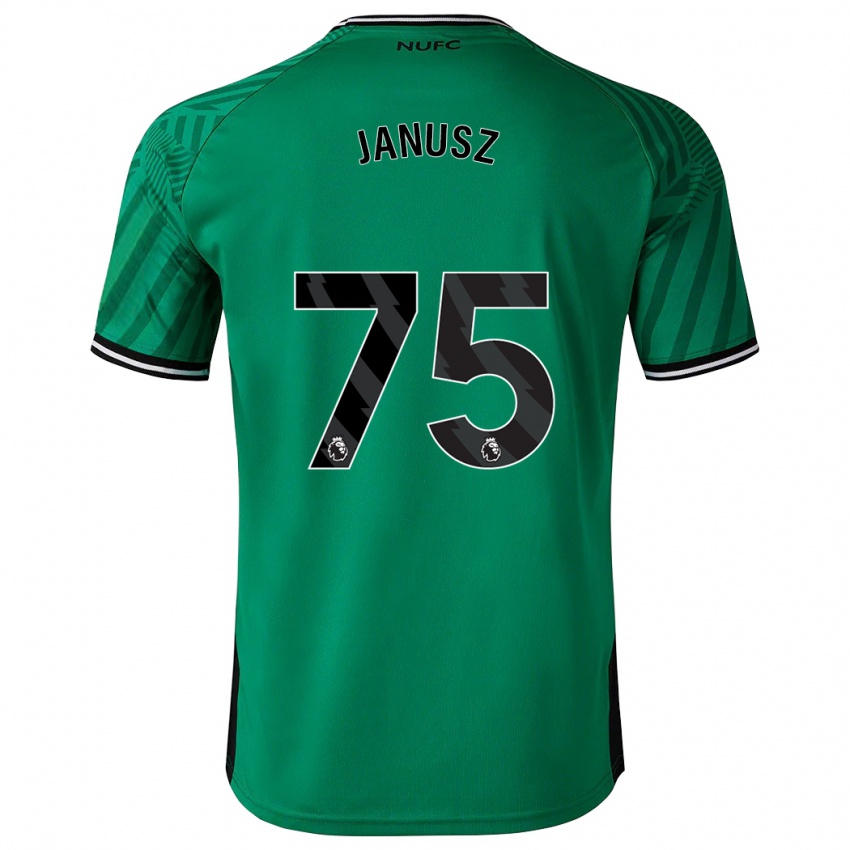 Damen Adrian Janusz #75 Grün Auswärtstrikot Trikot 2023/24 T-Shirt Österreich