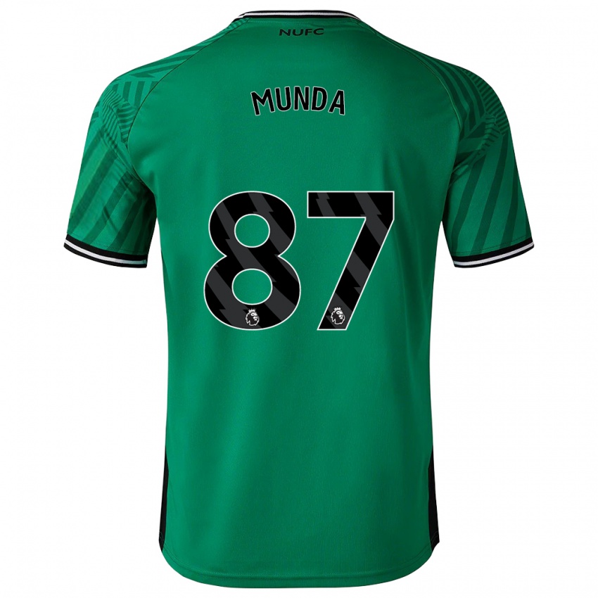 Damen Anthony Munda #87 Grün Auswärtstrikot Trikot 2023/24 T-Shirt Österreich