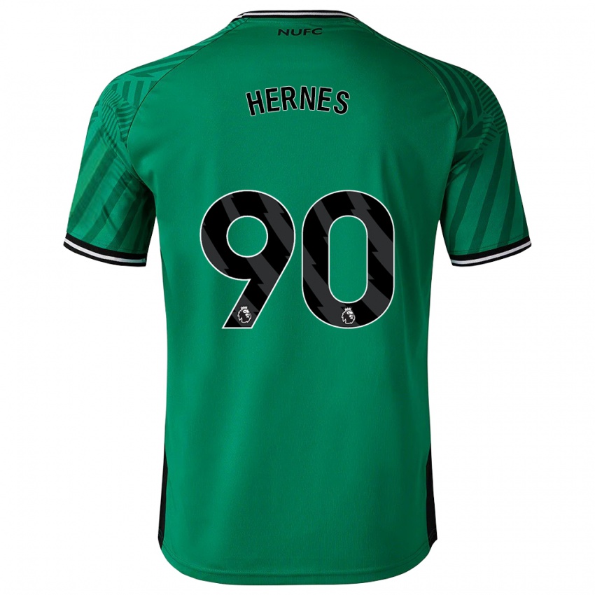 Damen Travis Hernes #90 Grün Auswärtstrikot Trikot 2023/24 T-Shirt Österreich