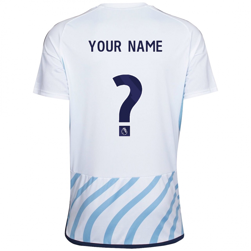 Damen Ihren Namen #0 Weiß Blau Auswärtstrikot Trikot 2023/24 T-Shirt Österreich