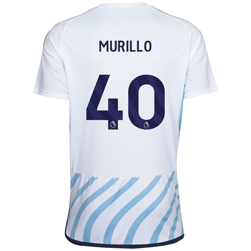 Damen Murillo #40 Weiß Blau Auswärtstrikot Trikot 2023/24 T-Shirt Österreich