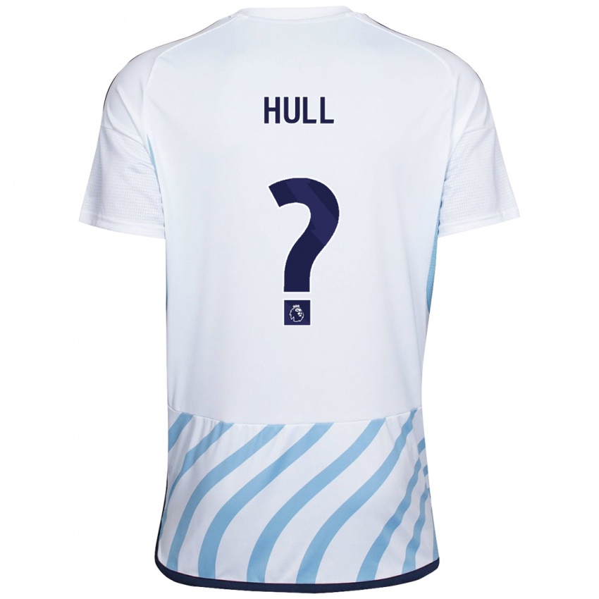 Damen Ethan Hull #0 Weiß Blau Auswärtstrikot Trikot 2023/24 T-Shirt Österreich