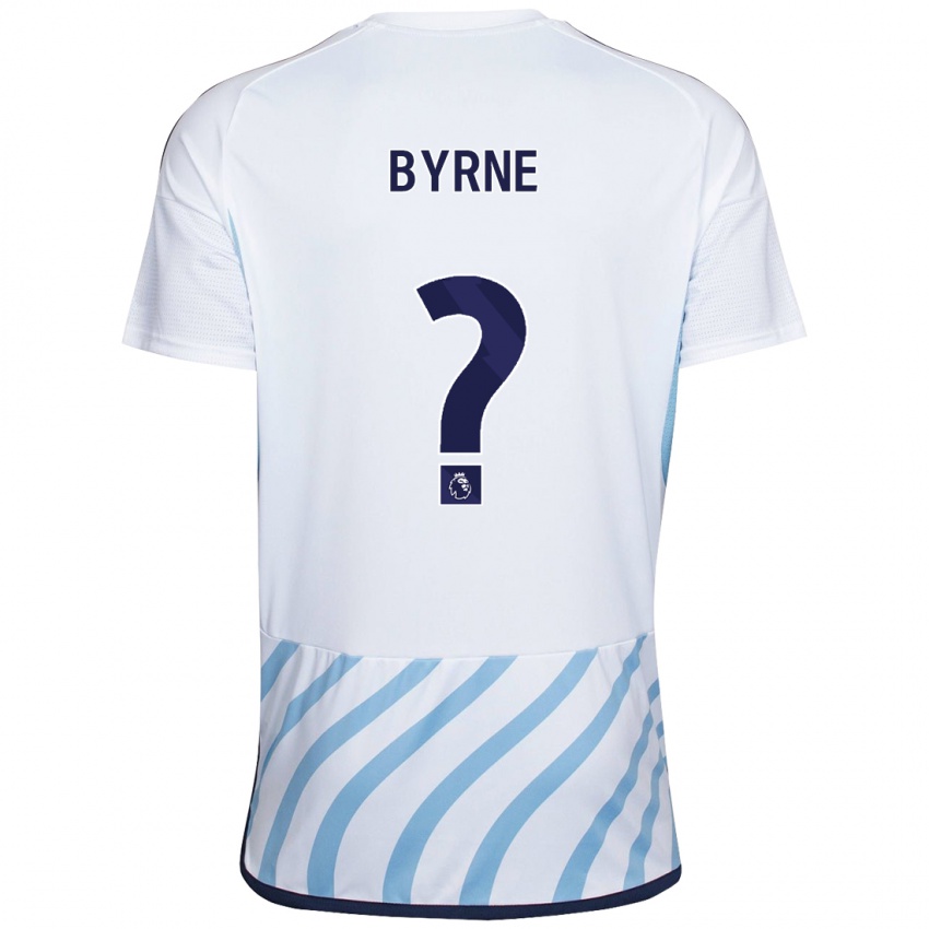 Damen Shayne Byrne #0 Weiß Blau Auswärtstrikot Trikot 2023/24 T-Shirt Österreich