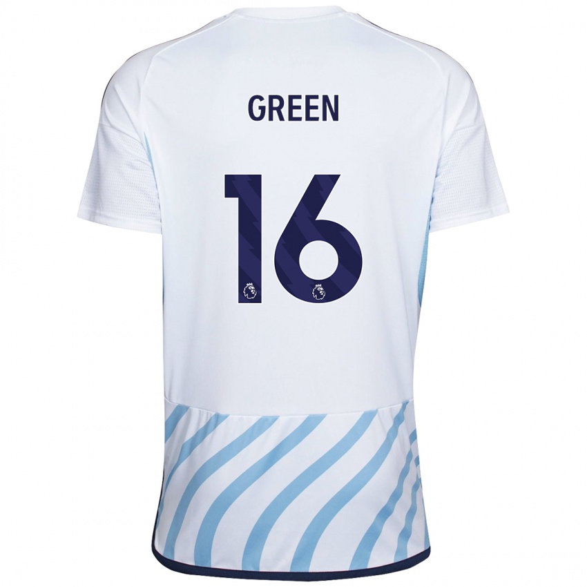 Damen Mollie Green #16 Weiß Blau Auswärtstrikot Trikot 2023/24 T-Shirt Österreich