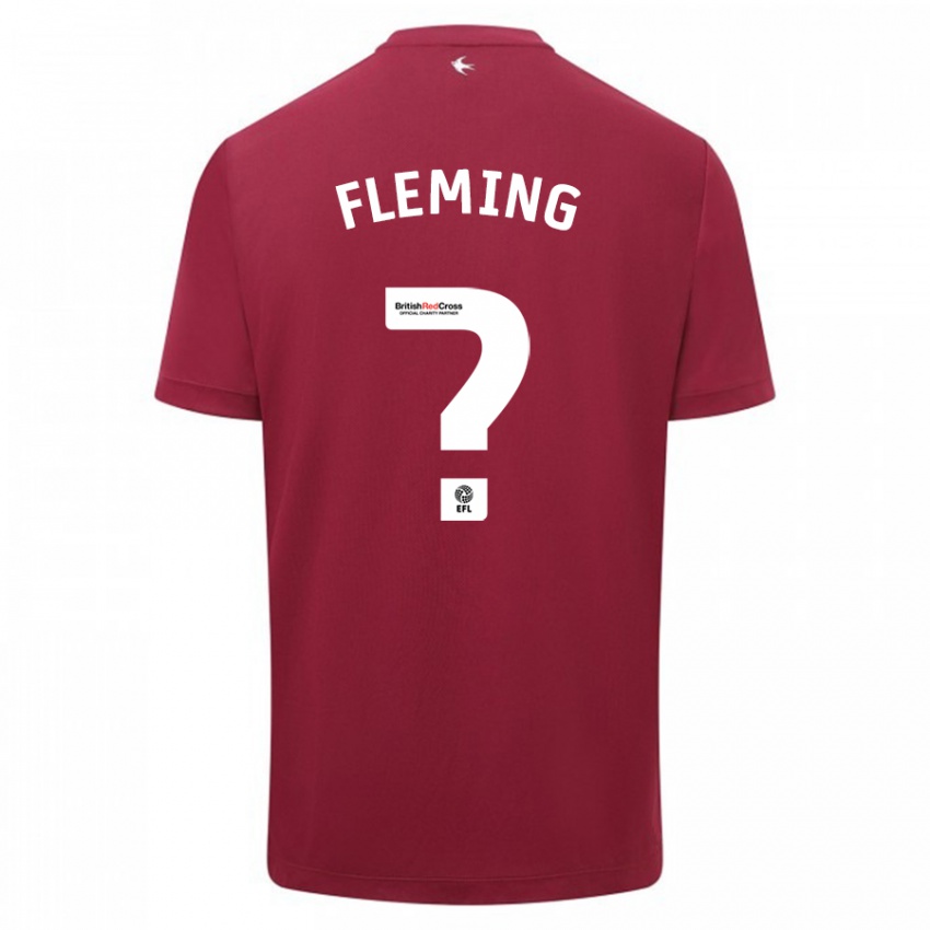 Damen Cole Fleming #0 Rot Auswärtstrikot Trikot 2023/24 T-Shirt Österreich