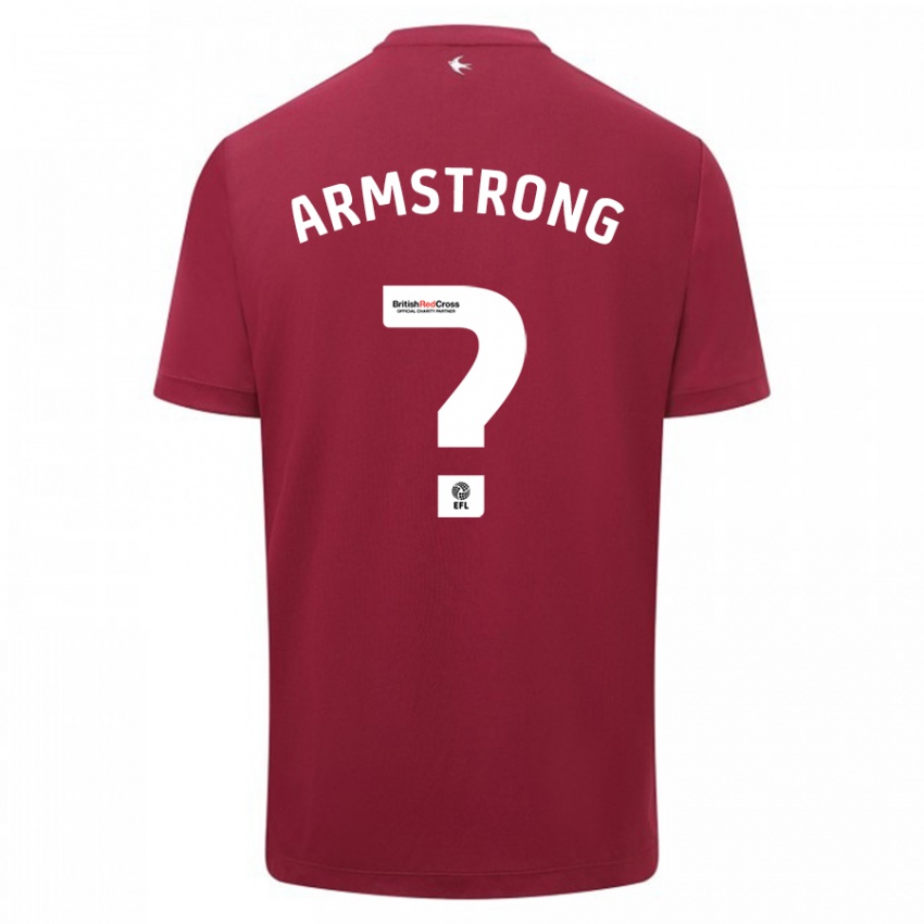 Damen Luke Armstrong #0 Rot Auswärtstrikot Trikot 2023/24 T-Shirt Österreich