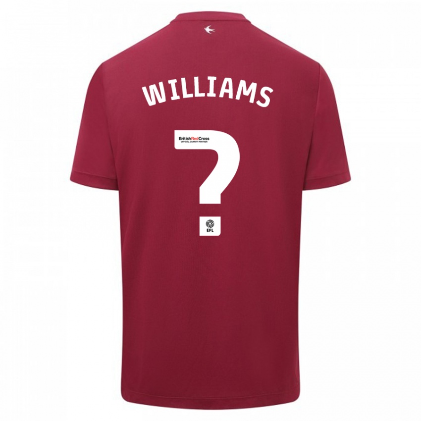 Damen Noah Williams #0 Rot Auswärtstrikot Trikot 2023/24 T-Shirt Österreich