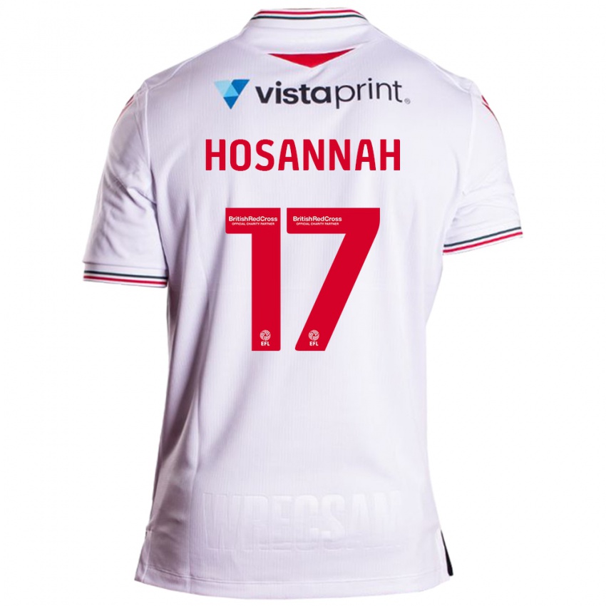 Damen Bryce Hosannah #17 Weiß Auswärtstrikot Trikot 2023/24 T-Shirt Österreich