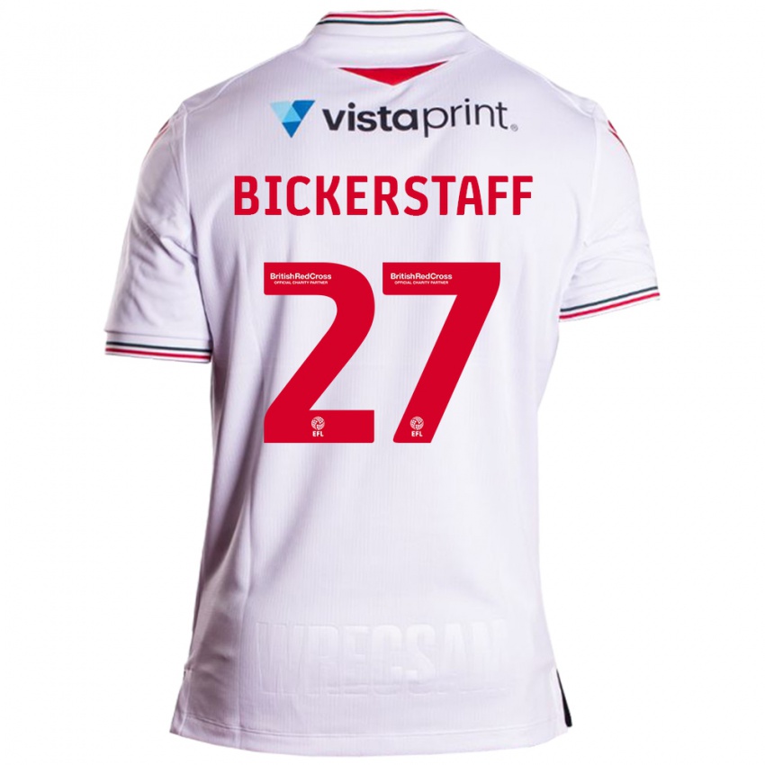 Damen Jake Bickerstaff #27 Weiß Auswärtstrikot Trikot 2023/24 T-Shirt Österreich