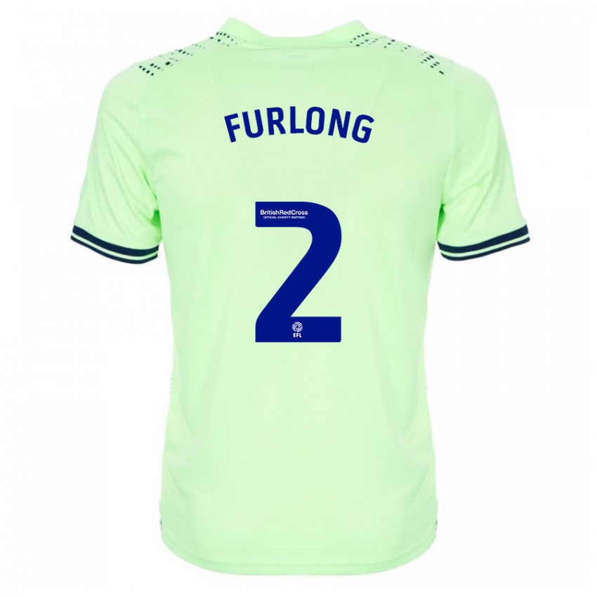 Damen Darnell Furlong #2 Marine Auswärtstrikot Trikot 2023/24 T-Shirt Österreich