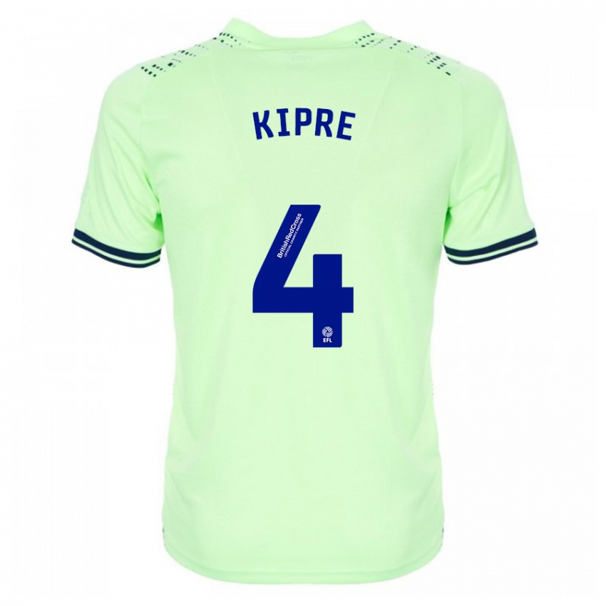 Damen Cédric Kipré #4 Marine Auswärtstrikot Trikot 2023/24 T-Shirt Österreich