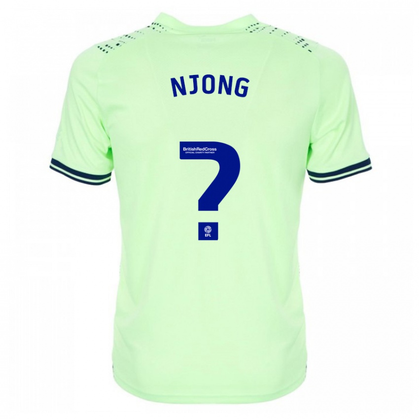 Damen Alessandro Njong #0 Marine Auswärtstrikot Trikot 2023/24 T-Shirt Österreich