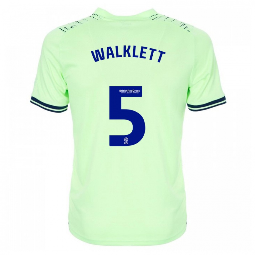 Damen Kerry Walklett #5 Marine Auswärtstrikot Trikot 2023/24 T-Shirt Österreich