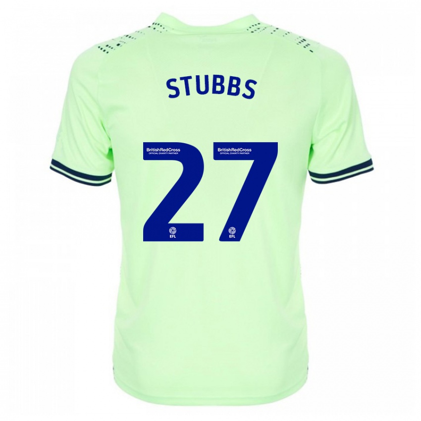 Damen Olivia Stubbs #27 Marine Auswärtstrikot Trikot 2023/24 T-Shirt Österreich