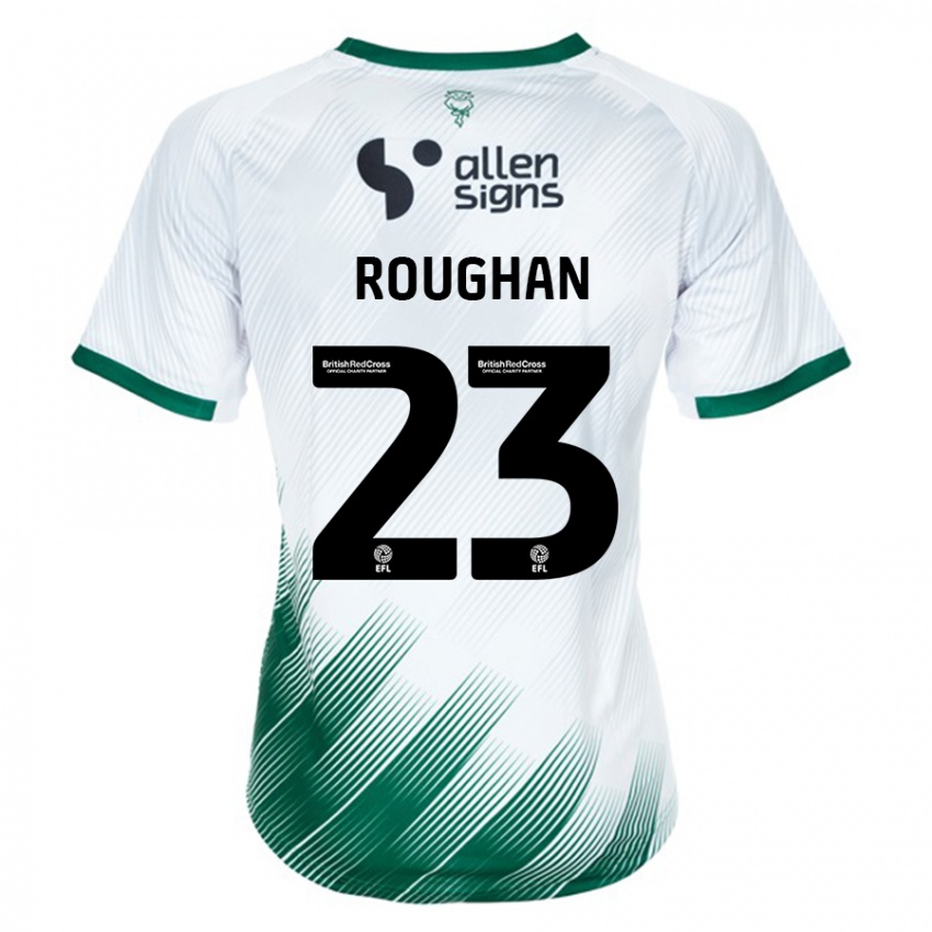 Damen Sean Roughan #23 Weiß Auswärtstrikot Trikot 2023/24 T-Shirt Österreich