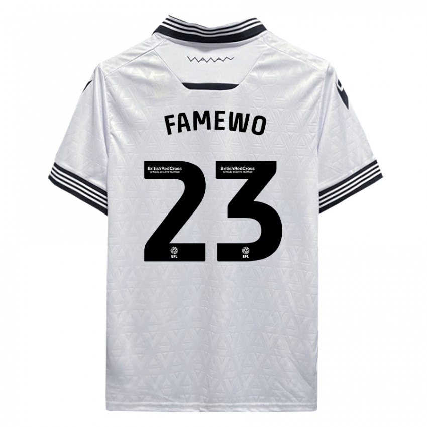 Damen Akin Famewo #23 Weiß Auswärtstrikot Trikot 2023/24 T-Shirt Österreich