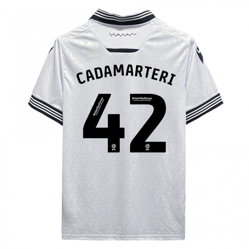 Damen Bailey Cadamarteri #42 Weiß Auswärtstrikot Trikot 2023/24 T-Shirt Österreich