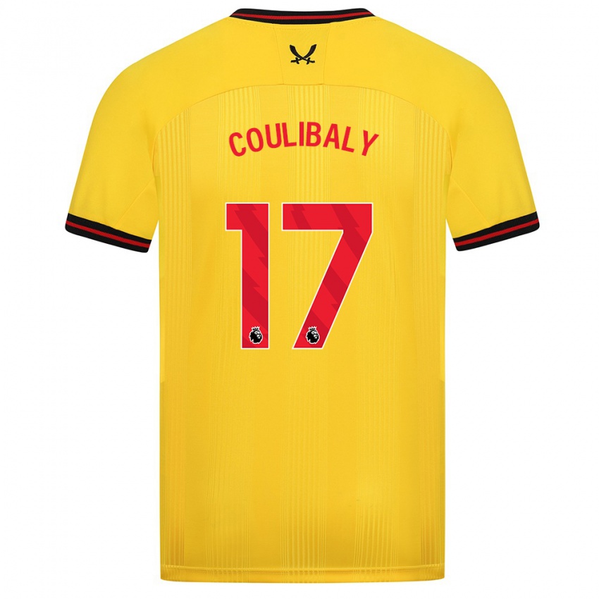 Damen Ismaila Coulibaly #17 Gelb Auswärtstrikot Trikot 2023/24 T-Shirt Österreich
