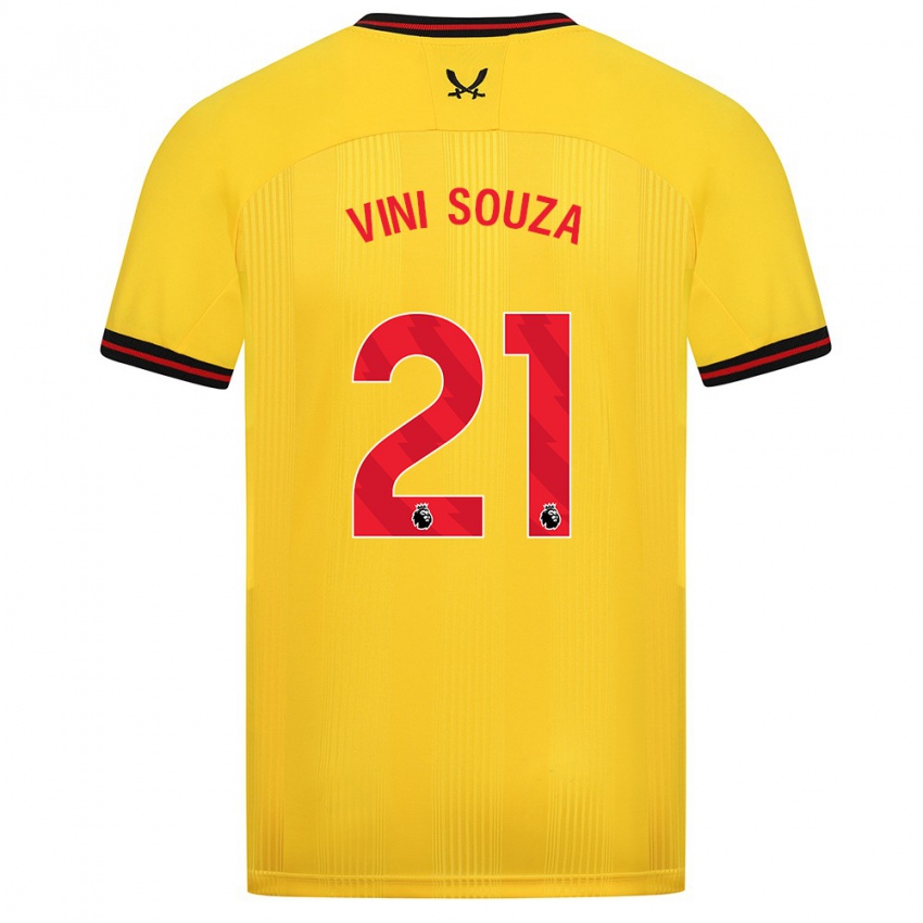 Damen Vini Souza #21 Gelb Auswärtstrikot Trikot 2023/24 T-Shirt Österreich