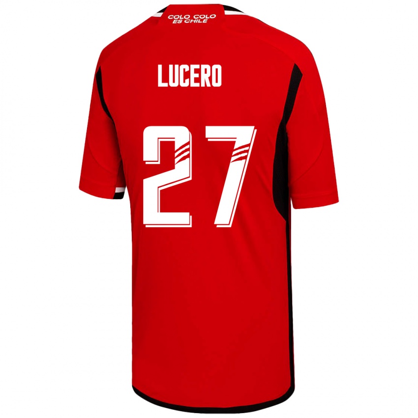 Damen Valentina Lucero #27 Rot Auswärtstrikot Trikot 2023/24 T-Shirt Österreich