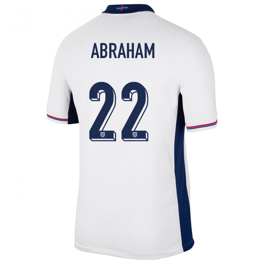 Kinder England Tammy Abraham #22 Weiß Heimtrikot Trikot 24-26 T-Shirt Österreich