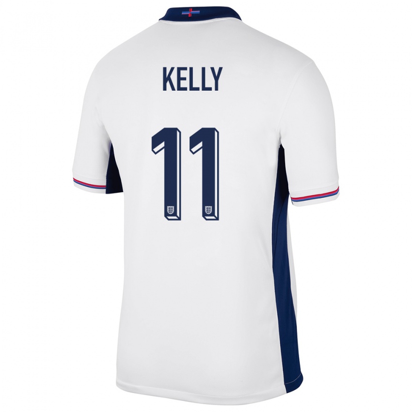 Kinder England Chloe Kelly #11 Weiß Heimtrikot Trikot 24-26 T-Shirt Österreich