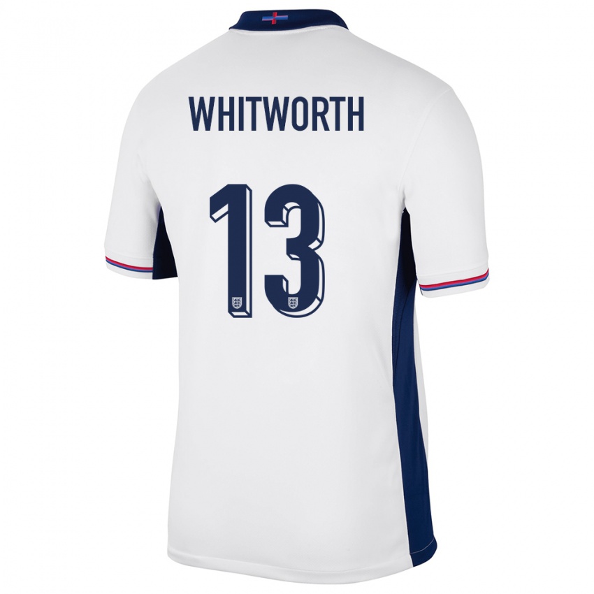 Kinder England Joseph Whitworth #13 Weiß Heimtrikot Trikot 24-26 T-Shirt Österreich