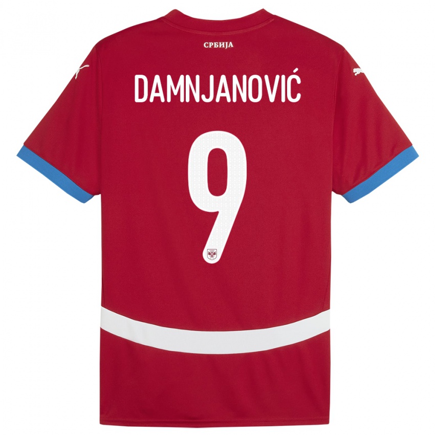 Kinder Serbien Jovana Damnjanovic #9 Rot Heimtrikot Trikot 24-26 T-Shirt Österreich