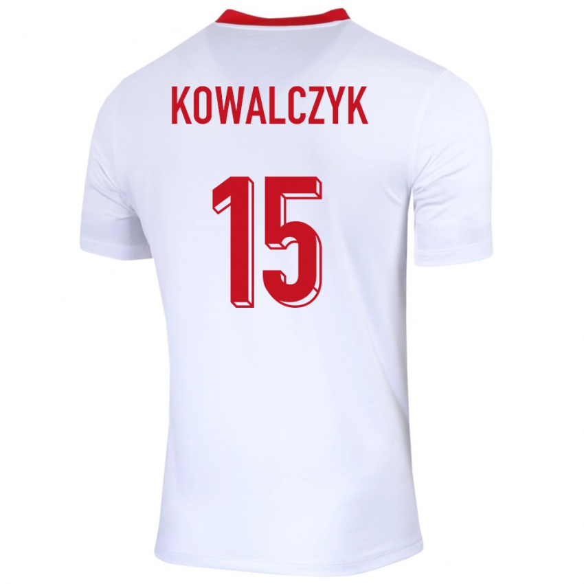 Kinder Polen Mateusz Kowalczyk #15 Weiß Heimtrikot Trikot 24-26 T-Shirt Österreich