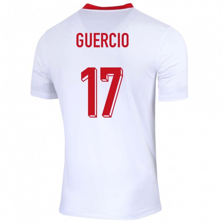 Kinder Polen Tomasso Guercio #17 Weiß Heimtrikot Trikot 24-26 T-Shirt Österreich