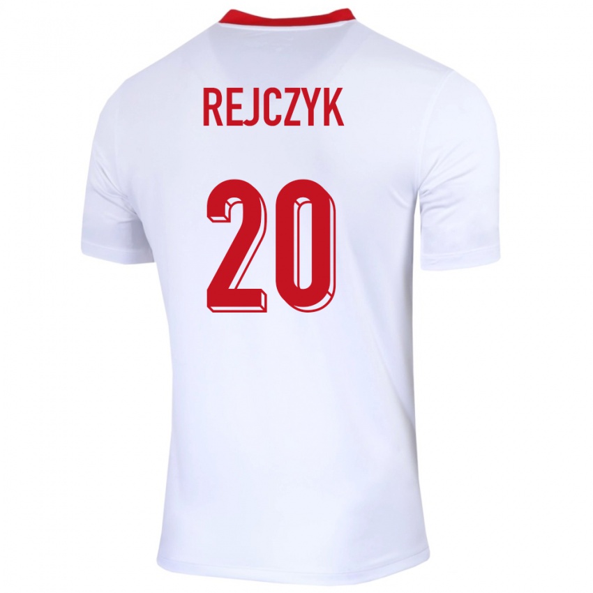 Kinder Polen Filip Rejczyk #20 Weiß Heimtrikot Trikot 24-26 T-Shirt Österreich