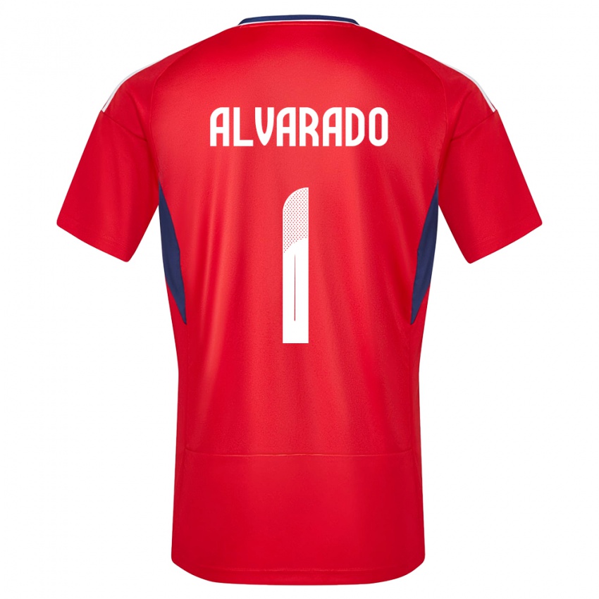 Kinder Costa Rica Esteban Alvarado #1 Rot Heimtrikot Trikot 24-26 T-Shirt Österreich